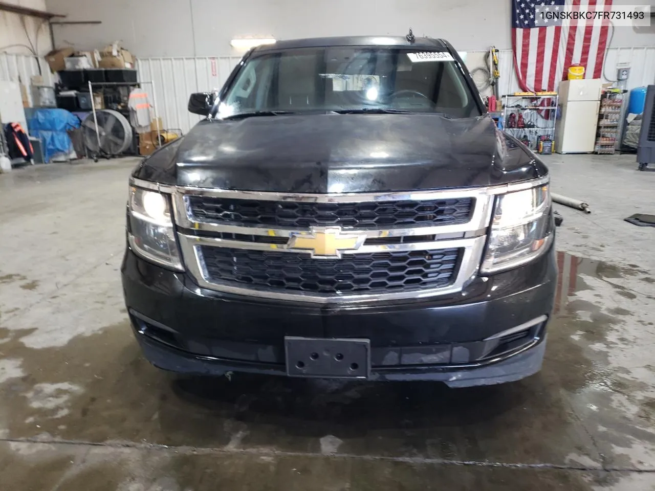 2015 Chevrolet Tahoe K1500 Lt VIN: 1GNSKBKC7FR731493 Lot: 76395554