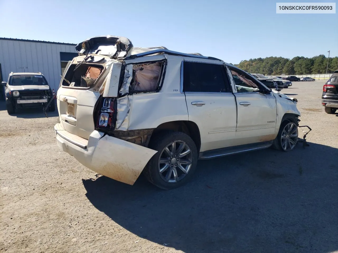 2015 Chevrolet Tahoe K1500 Ltz VIN: 1GNSKCKC0FR590093 Lot: 76568414