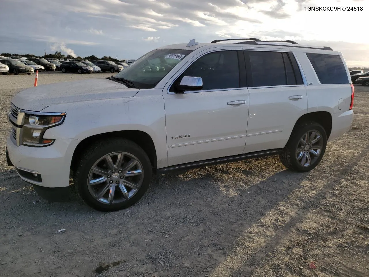 2015 Chevrolet Tahoe K1500 Ltz VIN: 1GNSKCKC9FR724518 Lot: 76715194