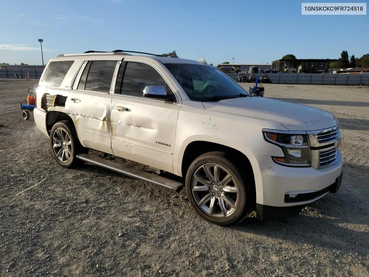 2015 Chevrolet Tahoe K1500 Ltz VIN: 1GNSKCKC9FR724518 Lot: 76715194