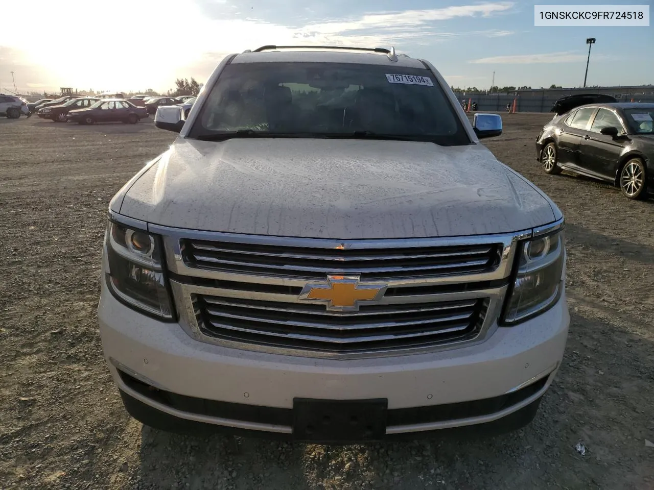 2015 Chevrolet Tahoe K1500 Ltz VIN: 1GNSKCKC9FR724518 Lot: 76715194