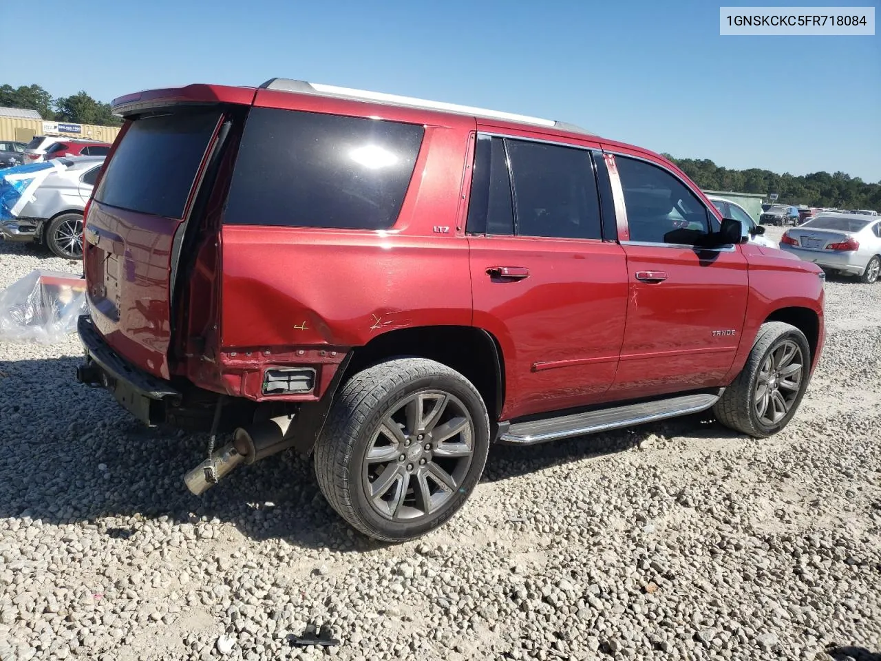 2015 Chevrolet Tahoe K1500 Ltz VIN: 1GNSKCKC5FR718084 Lot: 76721684