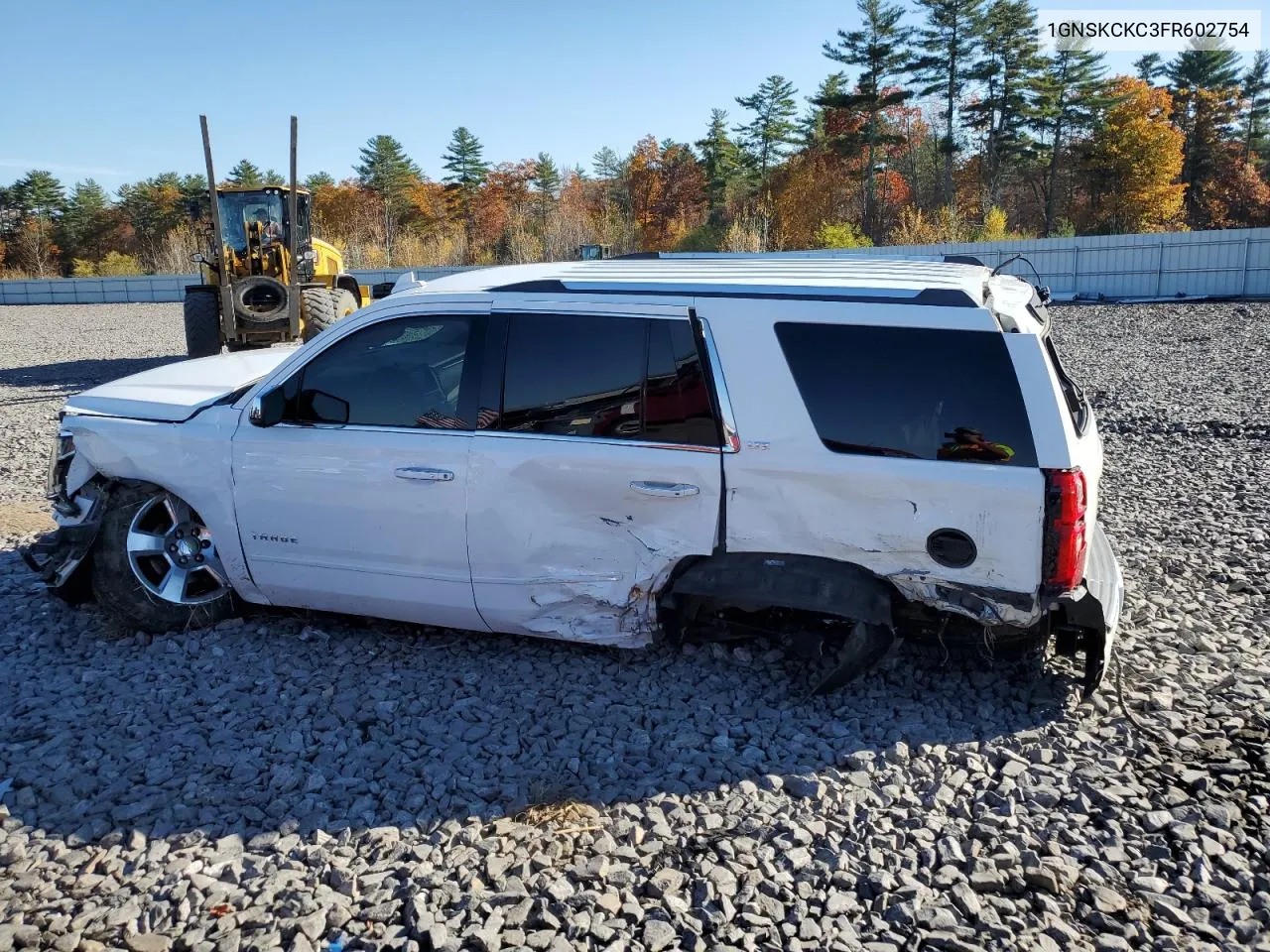 2015 Chevrolet Tahoe K1500 Ltz VIN: 1GNSKCKC3FR602754 Lot: 76768634