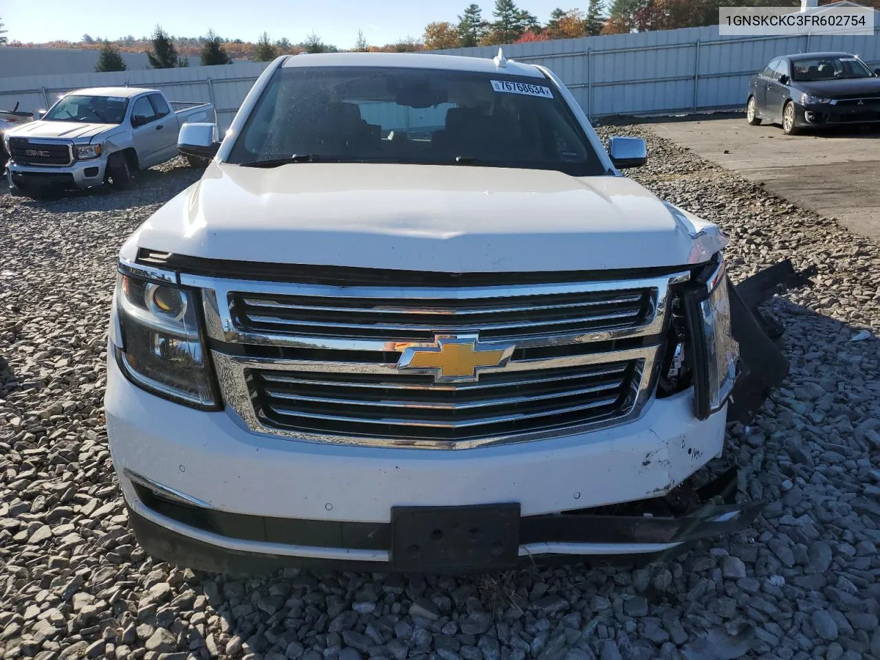 2015 Chevrolet Tahoe K1500 Ltz VIN: 1GNSKCKC3FR602754 Lot: 76768634