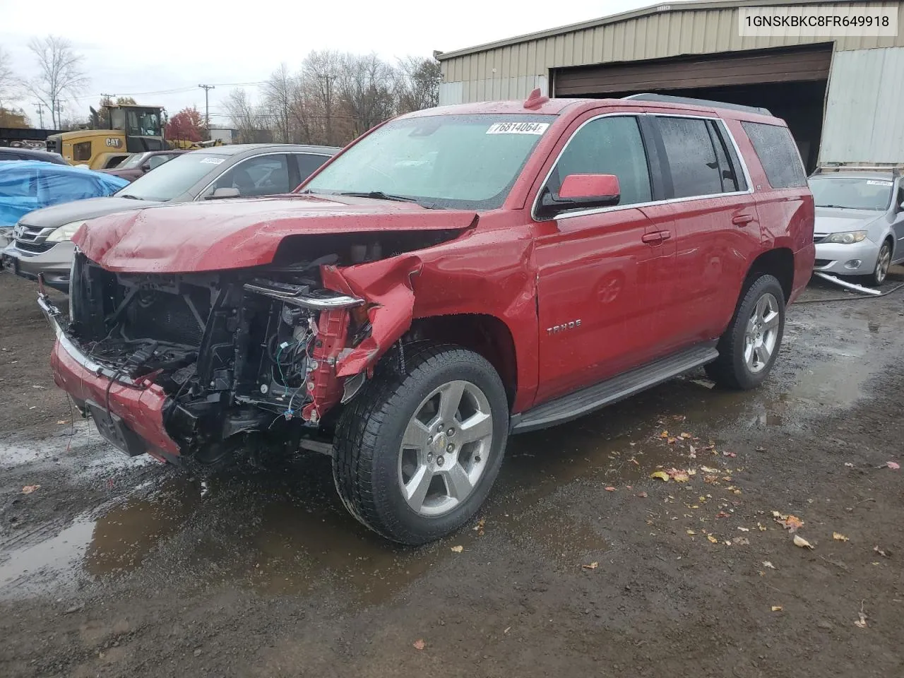 2015 Chevrolet Tahoe K1500 Lt VIN: 1GNSKBKC8FR649918 Lot: 76814064