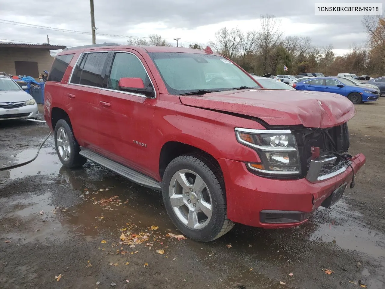 2015 Chevrolet Tahoe K1500 Lt VIN: 1GNSKBKC8FR649918 Lot: 76814064