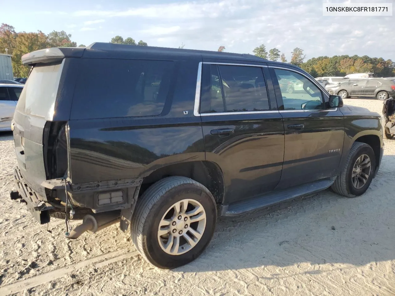 2015 Chevrolet Tahoe K1500 Lt VIN: 1GNSKBKC8FR181771 Lot: 77004074