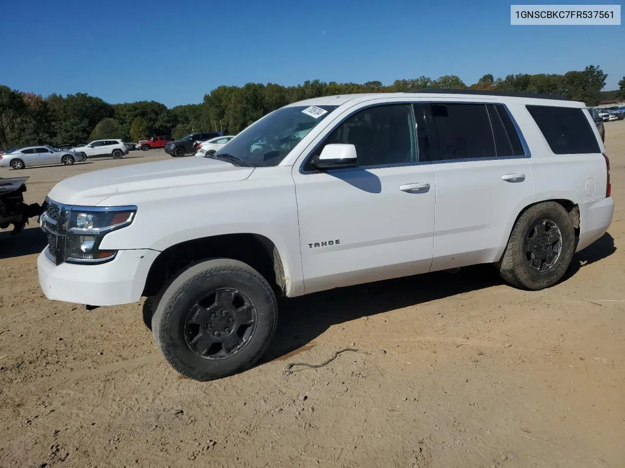 2015 Chevrolet Tahoe C1500 Lt VIN: 1GNSCBKC7FR537561 Lot: 77009704