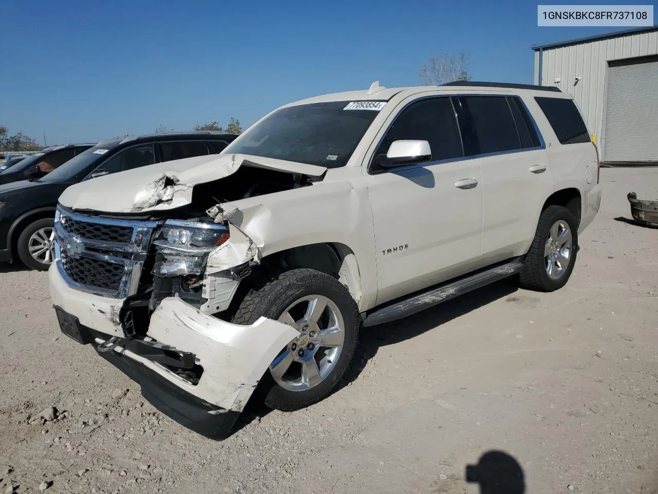 2015 Chevrolet Tahoe K1500 Lt VIN: 1GNSKBKC8FR737108 Lot: 77093854