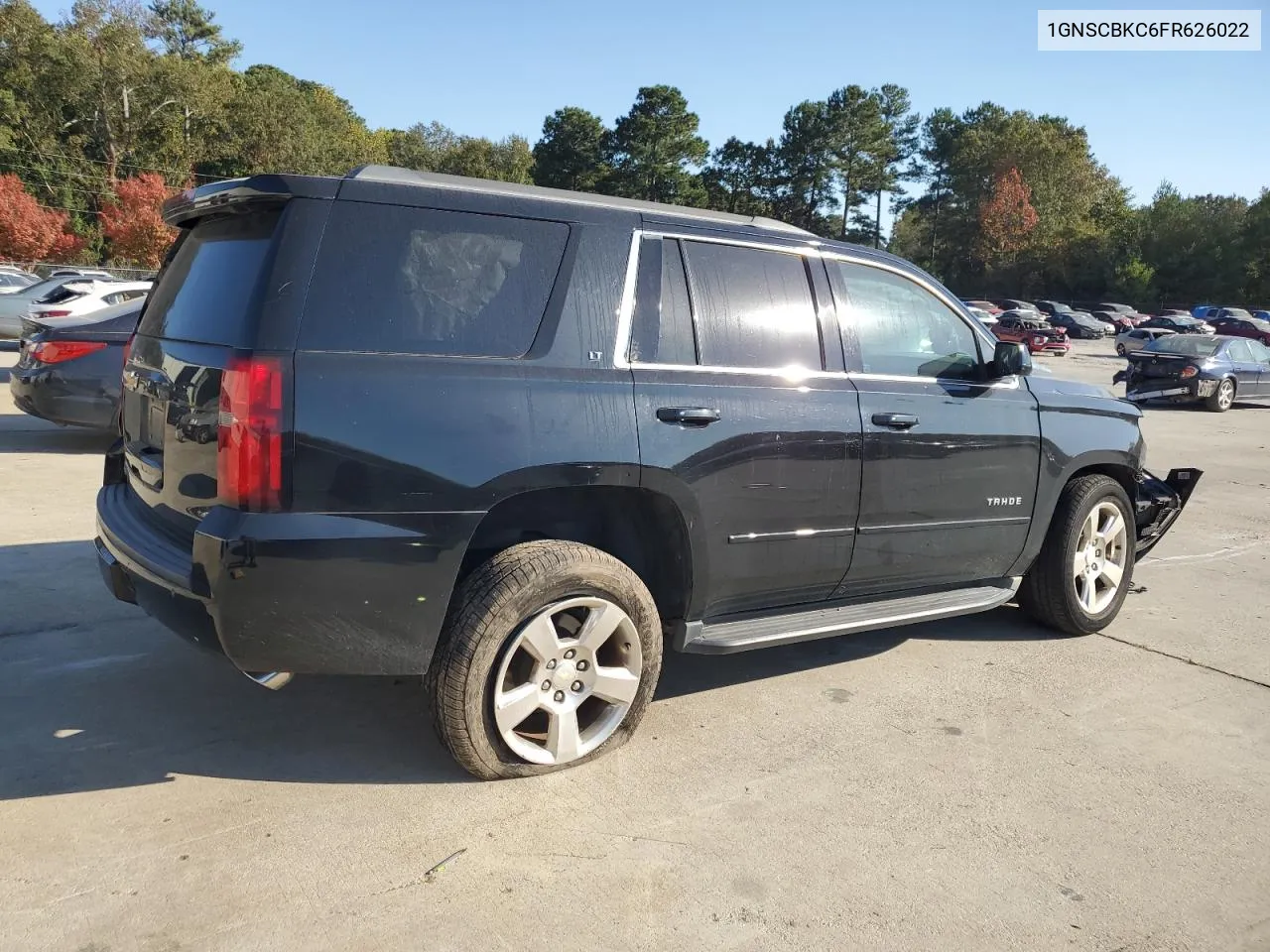 2015 Chevrolet Tahoe C1500 Lt VIN: 1GNSCBKC6FR626022 Lot: 77115844