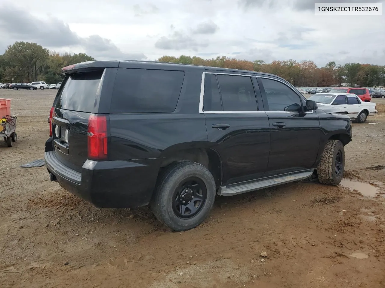 2015 Chevrolet Tahoe Police VIN: 1GNSK2EC1FR532676 Lot: 77423094