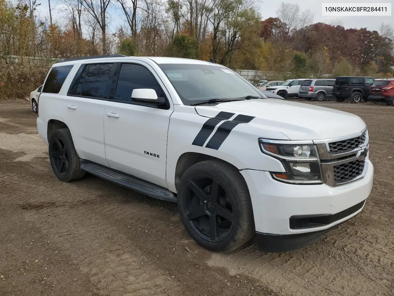 2015 Chevrolet Tahoe K1500 Ls VIN: 1GNSKAKC8FR284411 Lot: 77571484