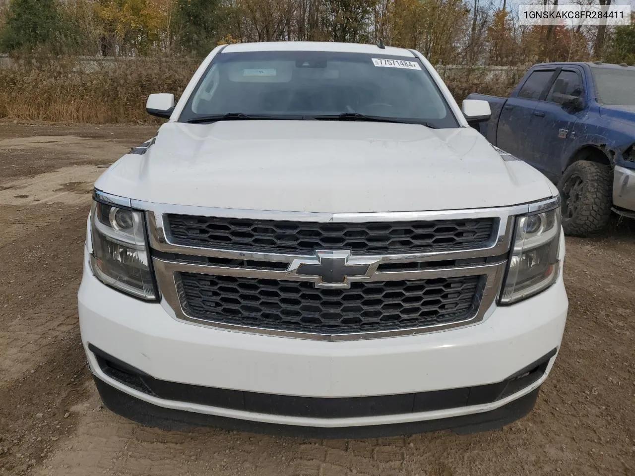 2015 Chevrolet Tahoe K1500 Ls VIN: 1GNSKAKC8FR284411 Lot: 77571484