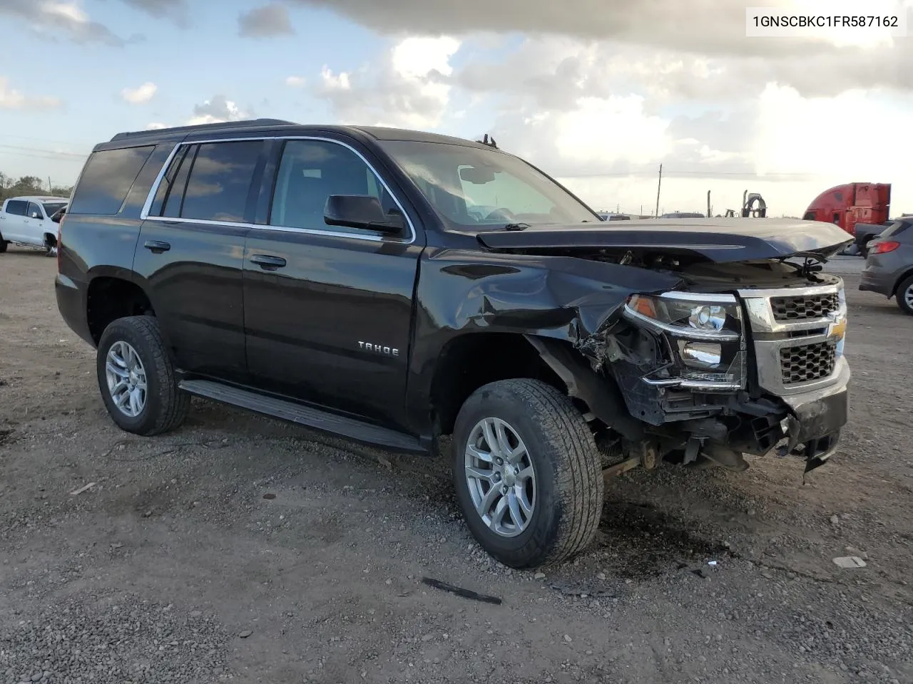 2015 Chevrolet Tahoe C1500 Lt VIN: 1GNSCBKC1FR587162 Lot: 77751324