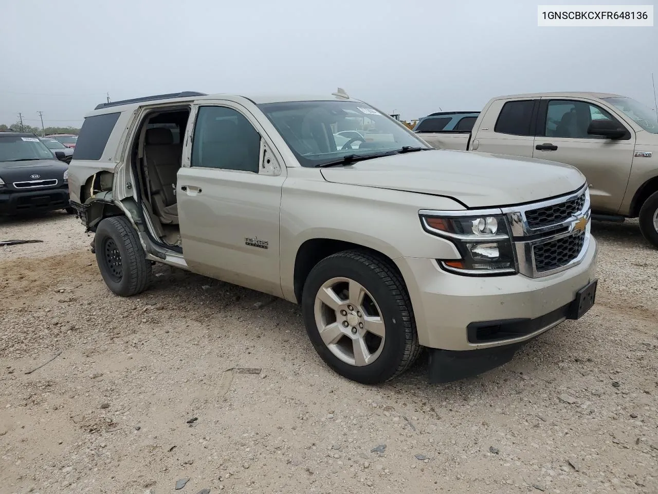 2015 Chevrolet Tahoe C1500 Lt VIN: 1GNSCBKCXFR648136 Lot: 77756364