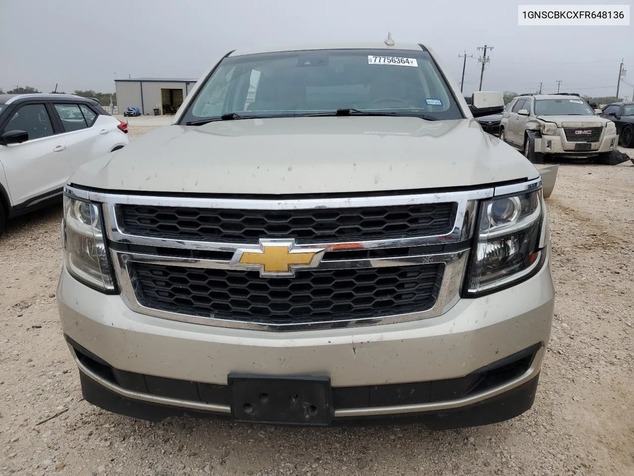 2015 Chevrolet Tahoe C1500 Lt VIN: 1GNSCBKCXFR648136 Lot: 77756364