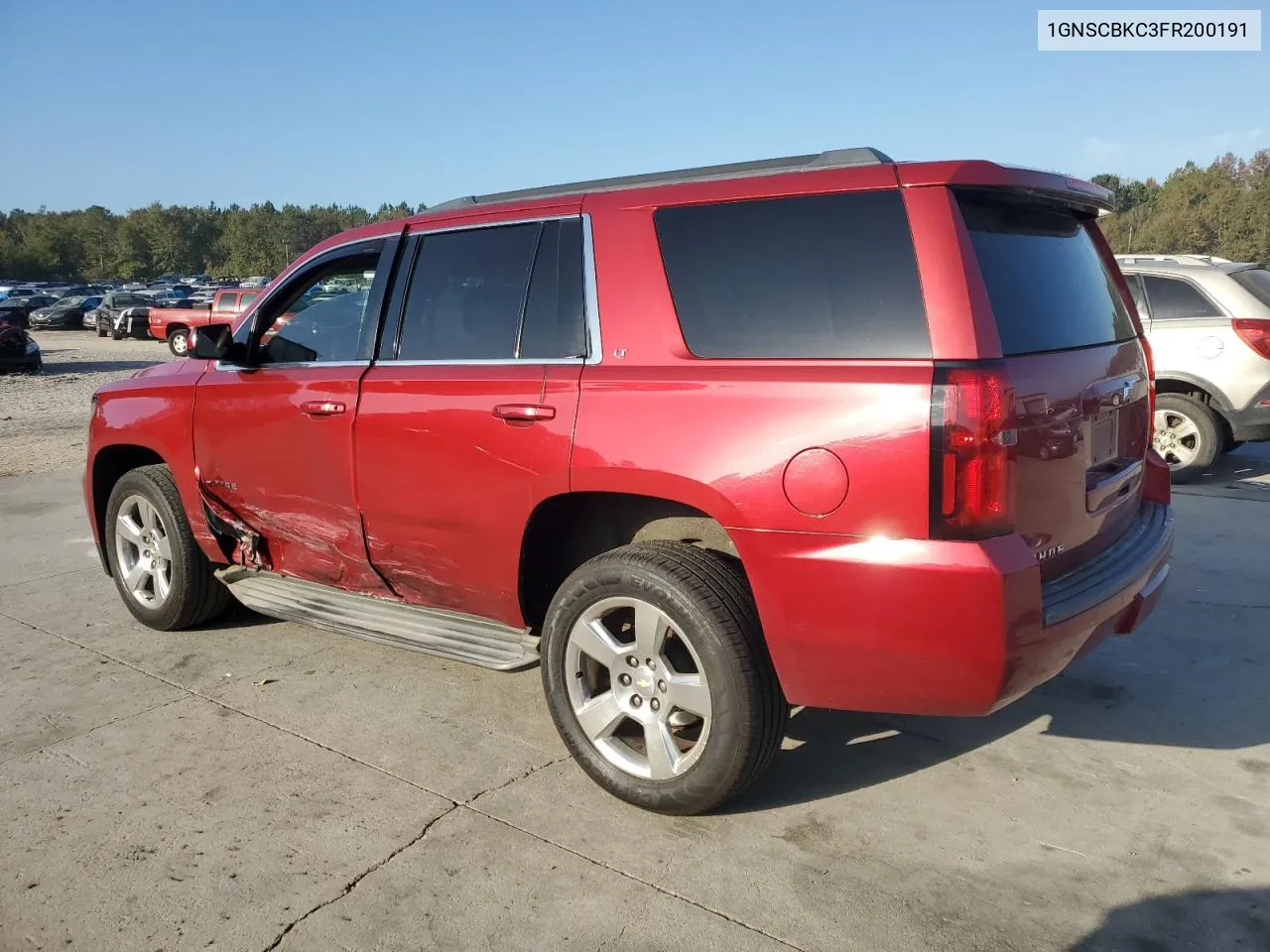 2015 Chevrolet Tahoe C1500 Lt VIN: 1GNSCBKC3FR200191 Lot: 77777324