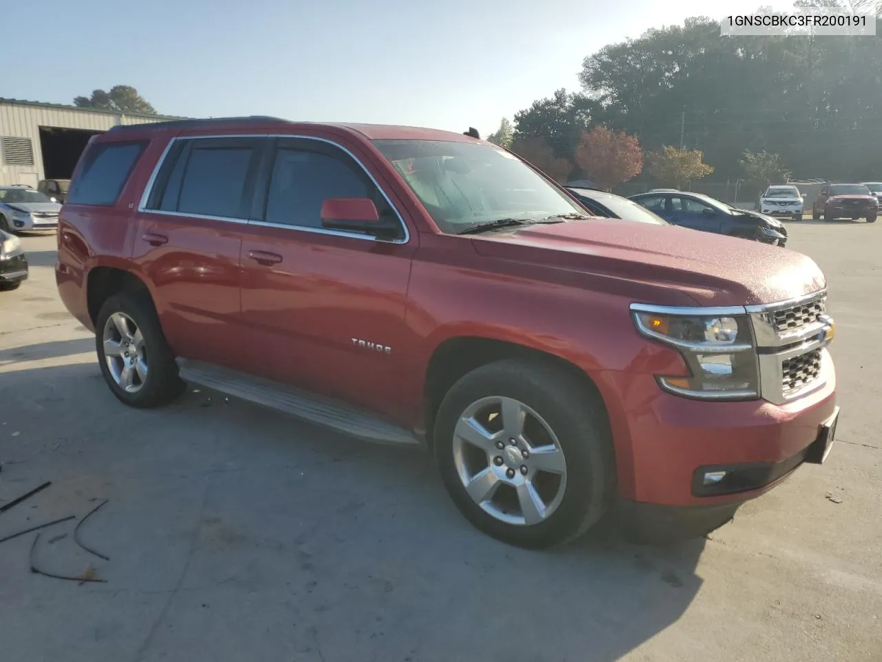 2015 Chevrolet Tahoe C1500 Lt VIN: 1GNSCBKC3FR200191 Lot: 77777324