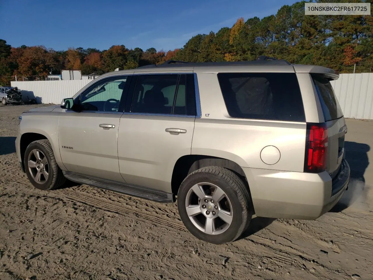 2015 Chevrolet Tahoe K1500 Lt VIN: 1GNSKBKC2FR617725 Lot: 78144074