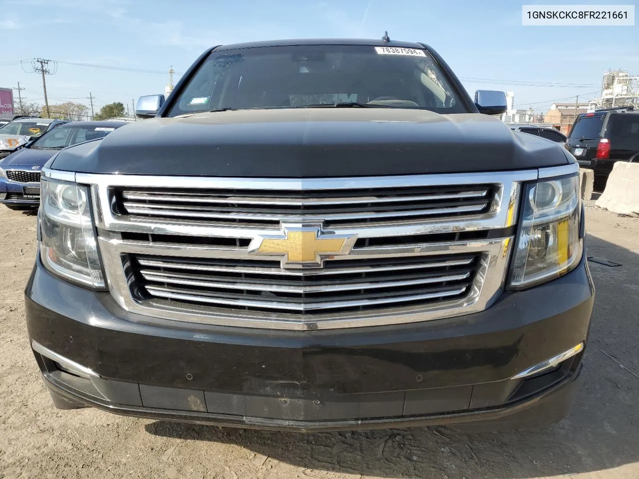 2015 Chevrolet Tahoe K1500 Ltz VIN: 1GNSKCKC8FR221661 Lot: 78387594