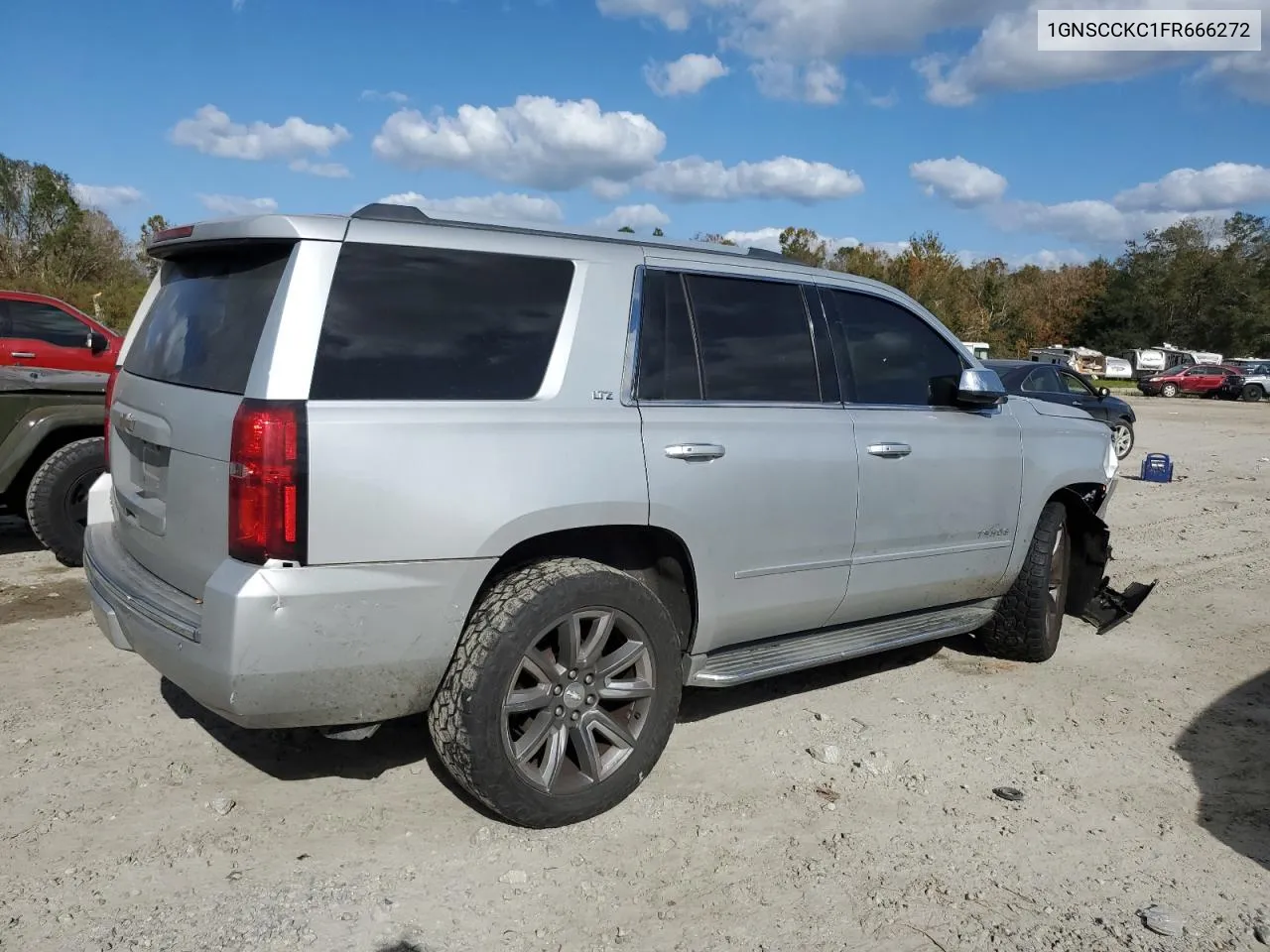 2015 Chevrolet Tahoe C1500 Ltz VIN: 1GNSCCKC1FR666272 Lot: 78510184