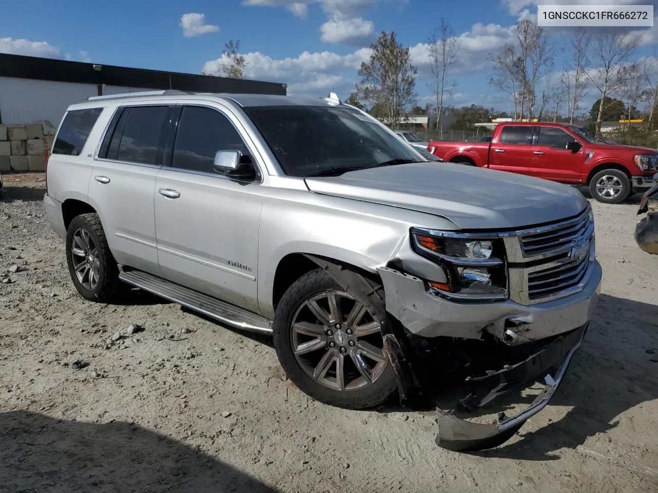 2015 Chevrolet Tahoe C1500 Ltz VIN: 1GNSCCKC1FR666272 Lot: 78510184