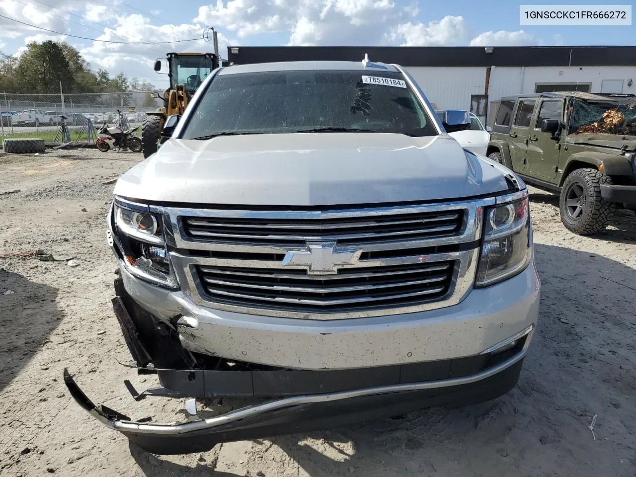 2015 Chevrolet Tahoe C1500 Ltz VIN: 1GNSCCKC1FR666272 Lot: 78510184