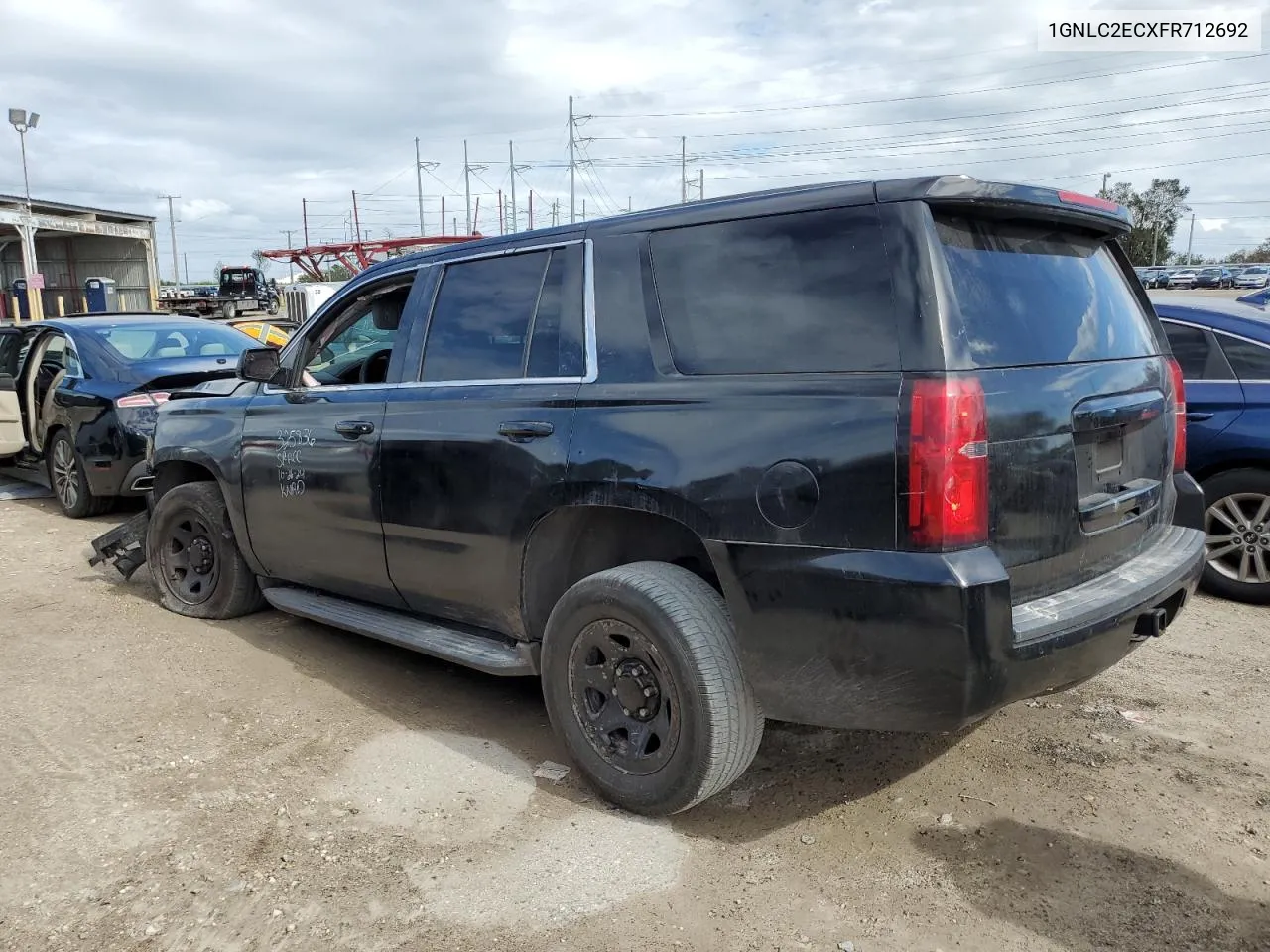 2015 Chevrolet Tahoe Police VIN: 1GNLC2ECXFR712692 Lot: 78601744