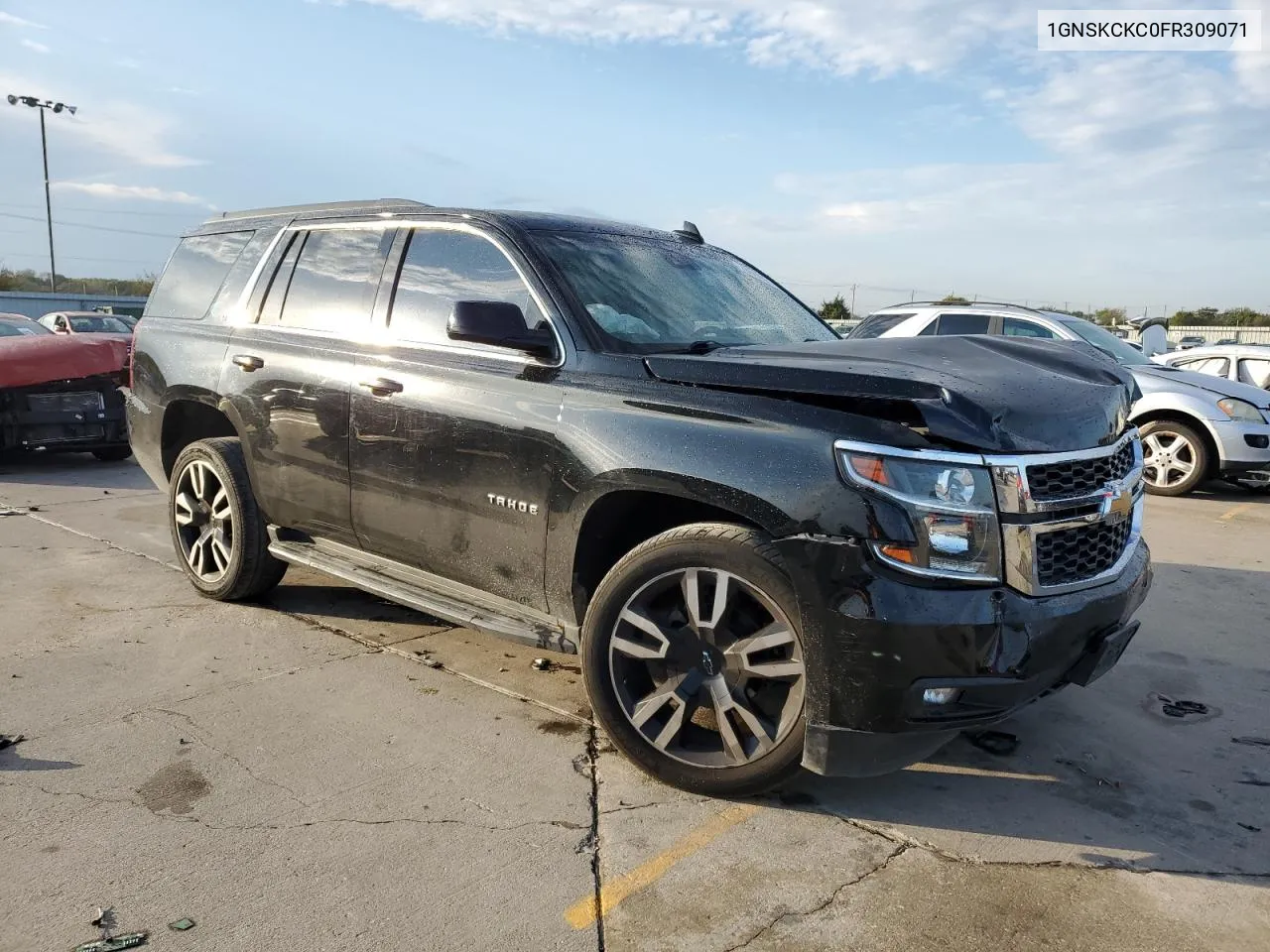 2015 Chevrolet Tahoe K1500 Ltz VIN: 1GNSKCKC0FR309071 Lot: 78659234