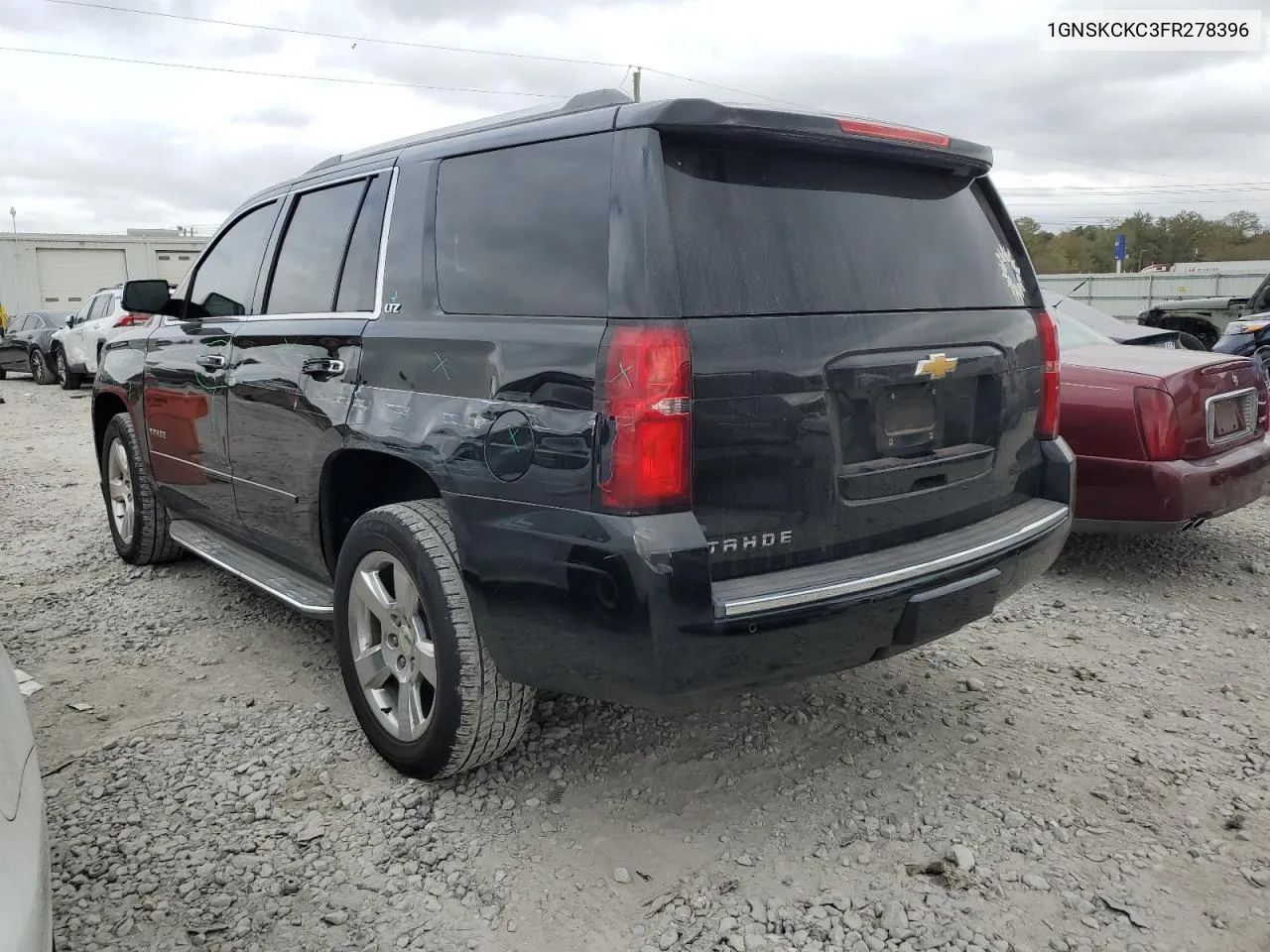 2015 Chevrolet Tahoe K1500 Ltz VIN: 1GNSKCKC3FR278396 Lot: 78703084