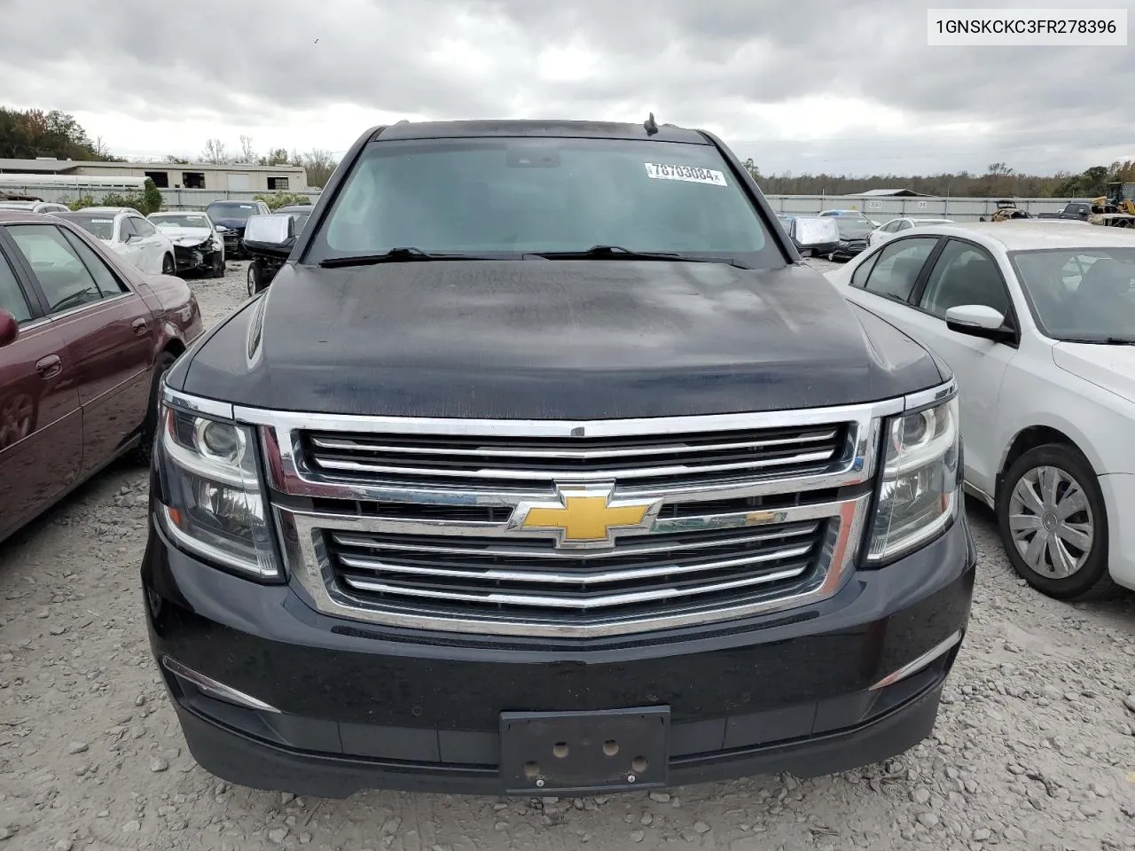 2015 Chevrolet Tahoe K1500 Ltz VIN: 1GNSKCKC3FR278396 Lot: 78703084