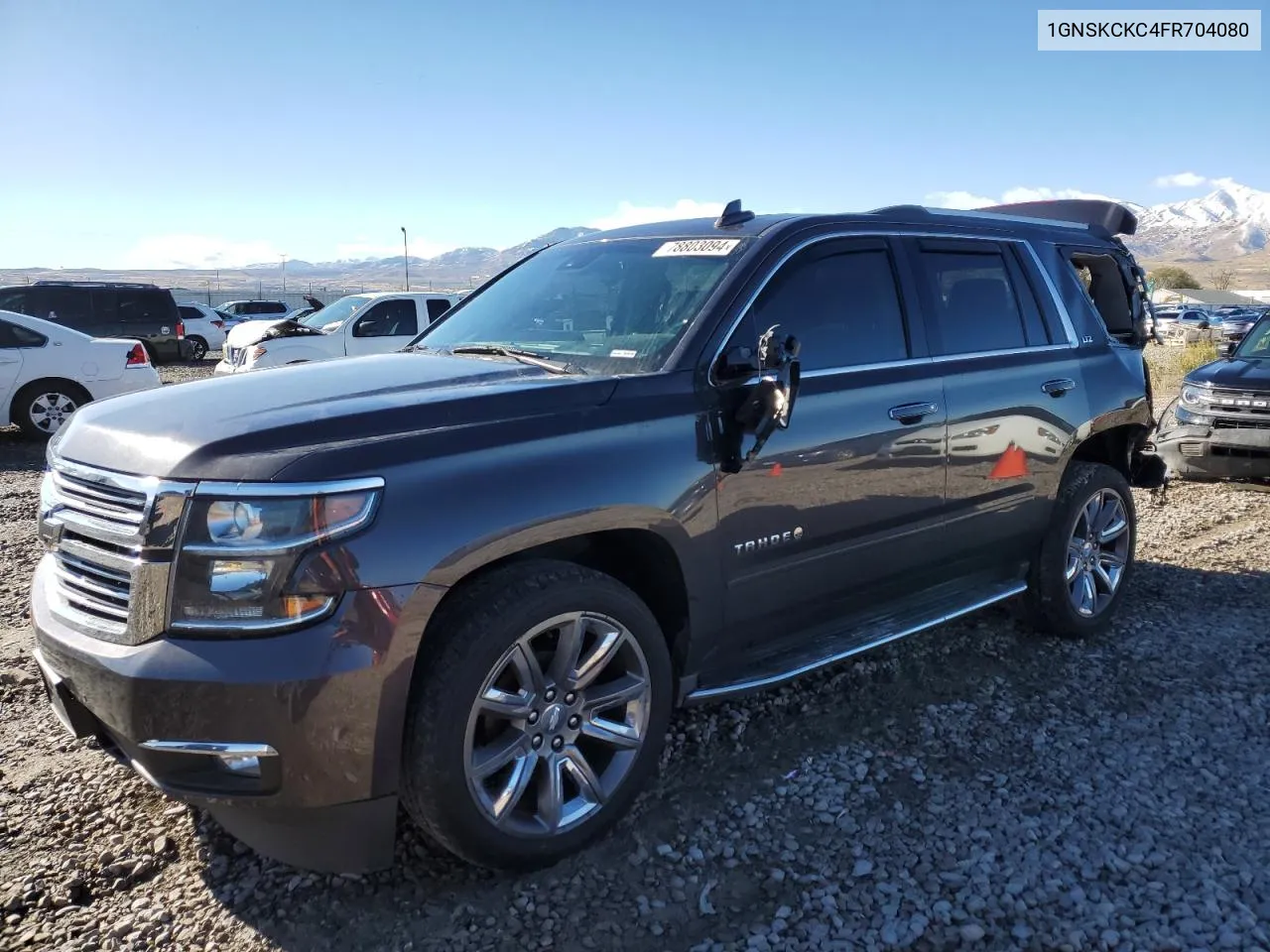 2015 Chevrolet Tahoe K1500 Ltz VIN: 1GNSKCKC4FR704080 Lot: 78803094