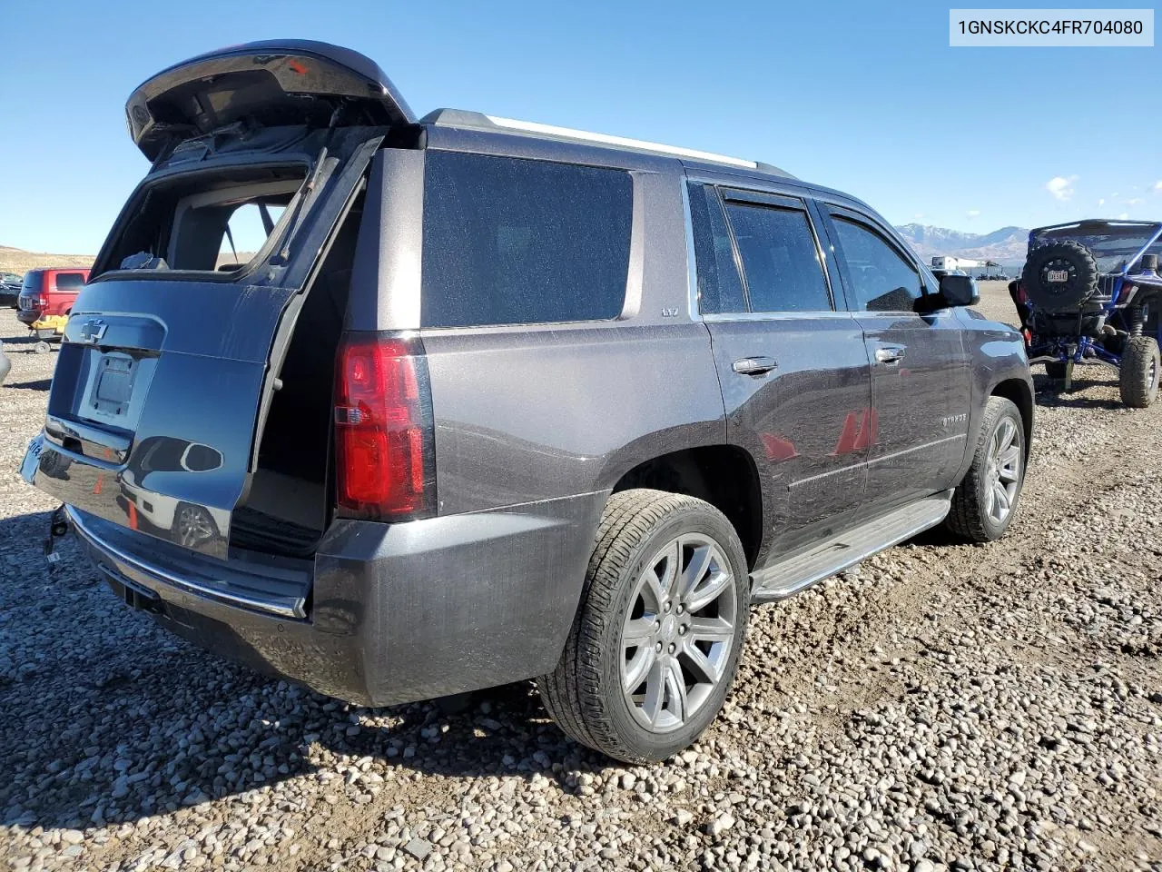 2015 Chevrolet Tahoe K1500 Ltz VIN: 1GNSKCKC4FR704080 Lot: 78803094