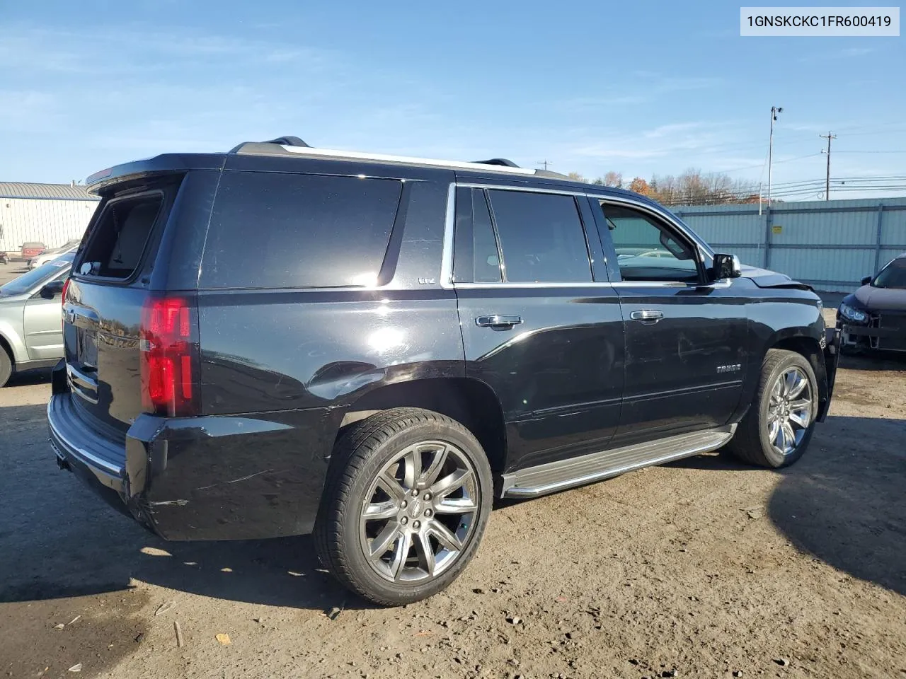 2015 Chevrolet Tahoe K1500 Ltz VIN: 1GNSKCKC1FR600419 Lot: 78808034