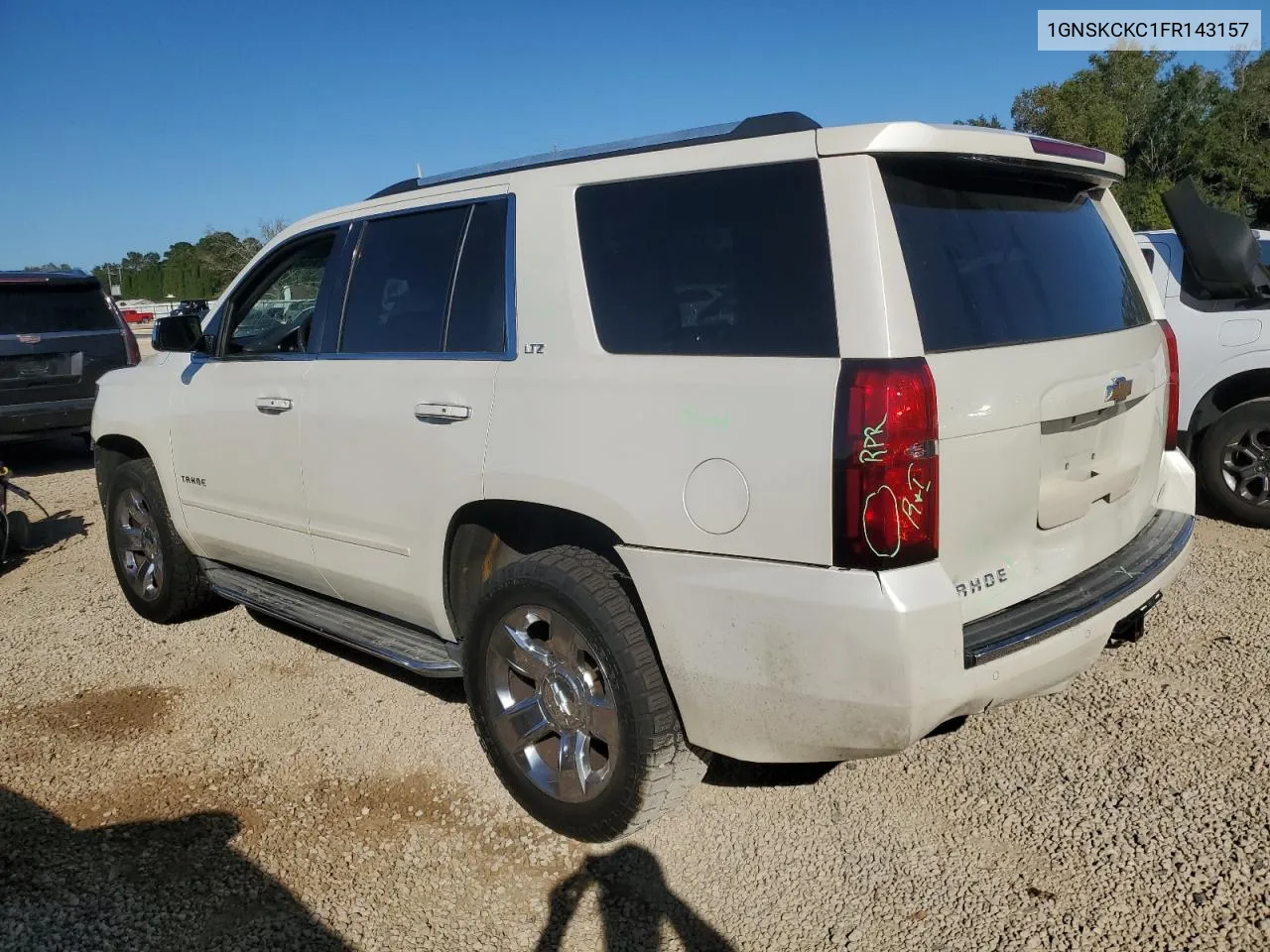 2015 Chevrolet Tahoe K1500 Ltz VIN: 1GNSKCKC1FR143157 Lot: 78819074