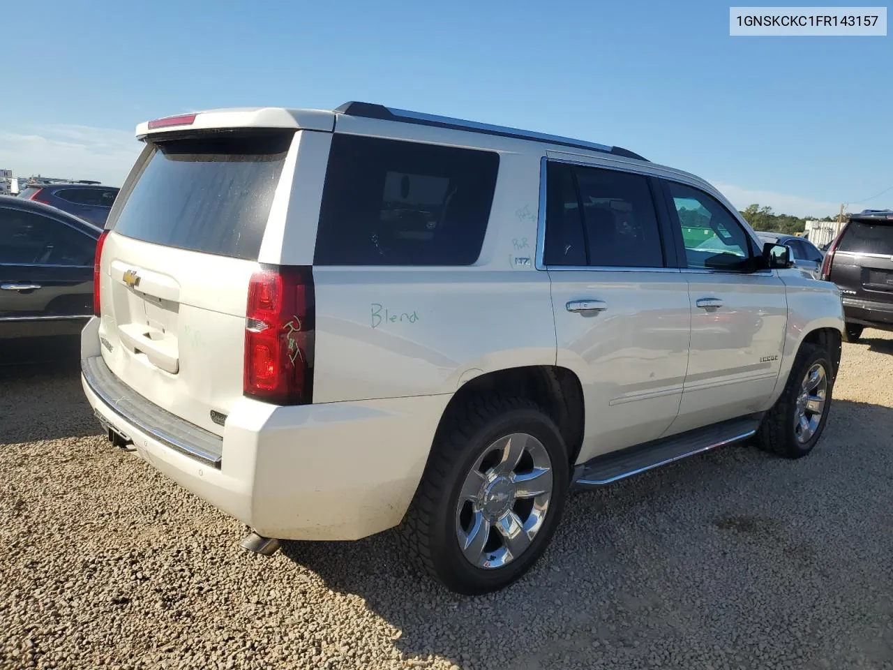 2015 Chevrolet Tahoe K1500 Ltz VIN: 1GNSKCKC1FR143157 Lot: 78819074