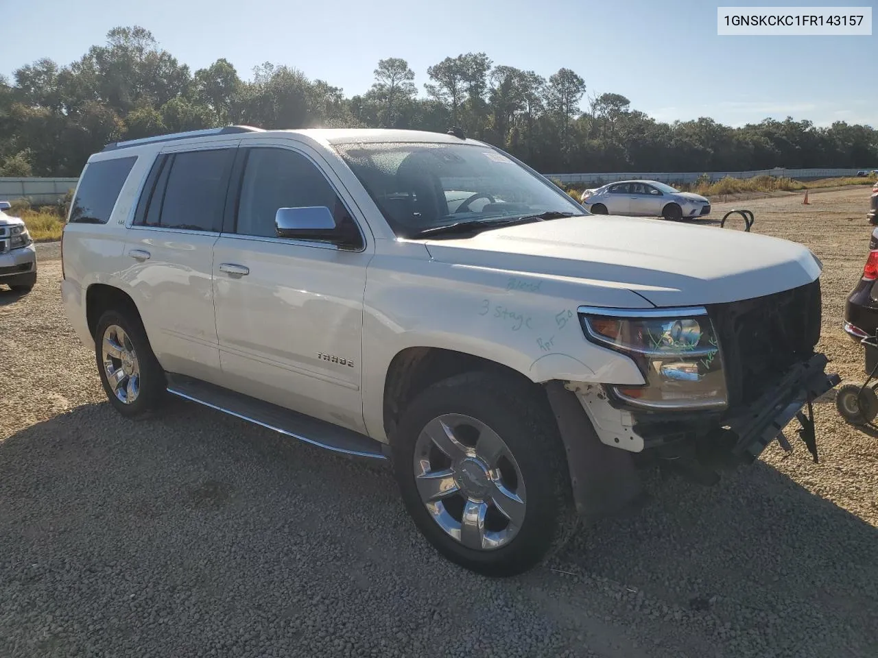 2015 Chevrolet Tahoe K1500 Ltz VIN: 1GNSKCKC1FR143157 Lot: 78819074