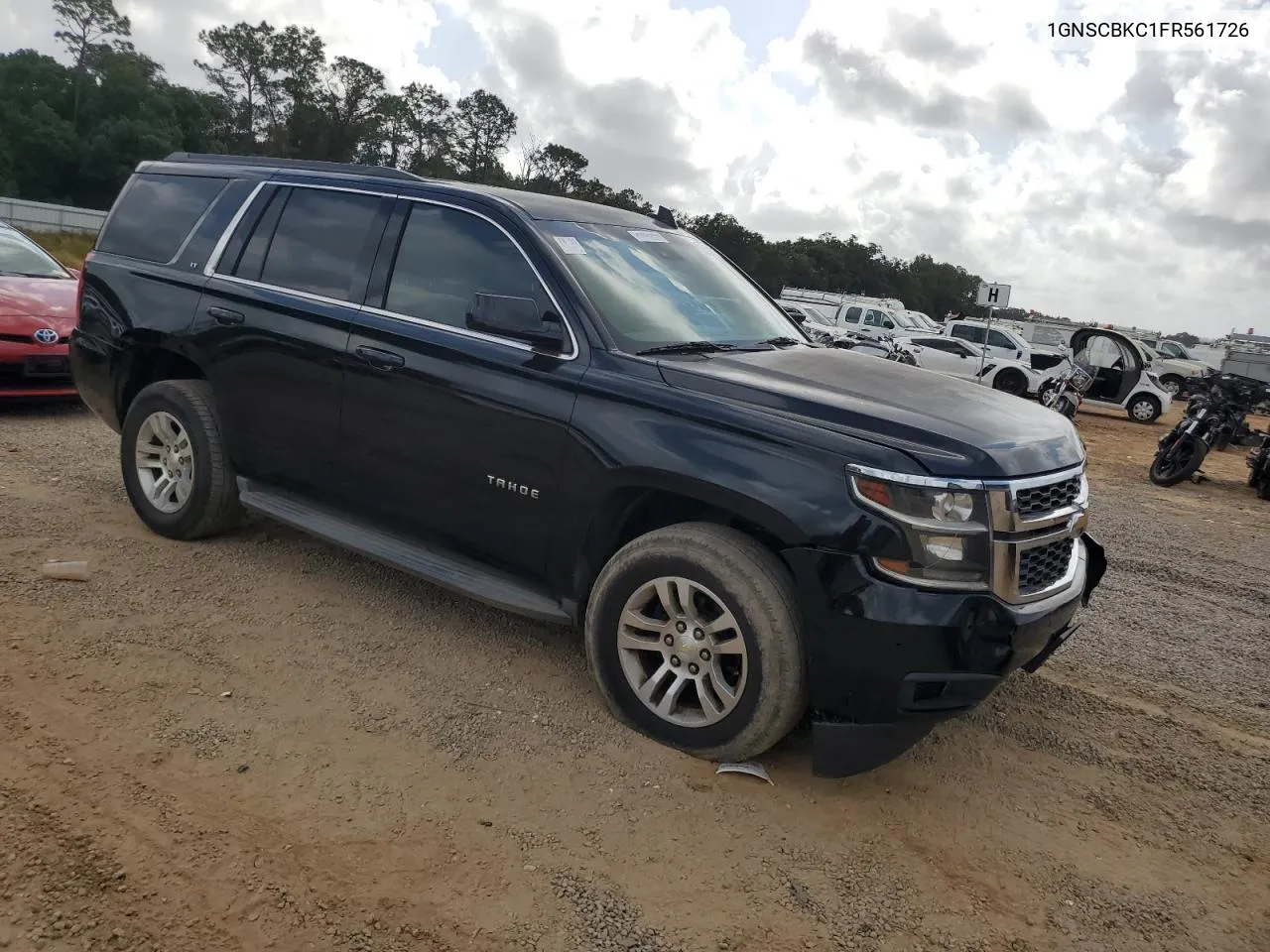 2015 Chevrolet Tahoe C1500 Lt VIN: 1GNSCBKC1FR561726 Lot: 78824914