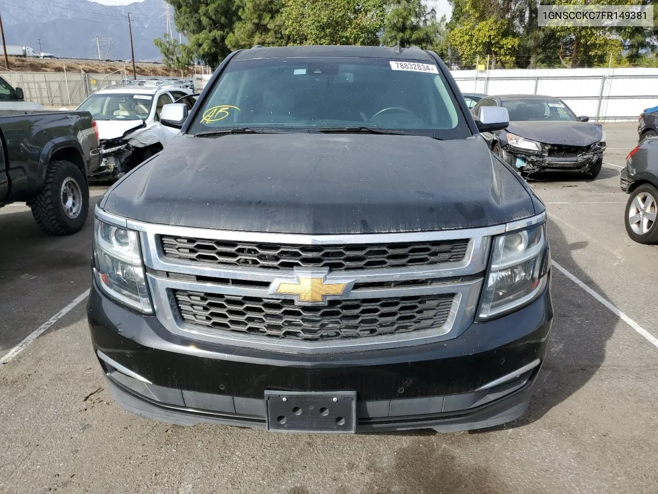 2015 Chevrolet Tahoe C1500 Ltz VIN: 1GNSCCKC7FR149381 Lot: 78832834