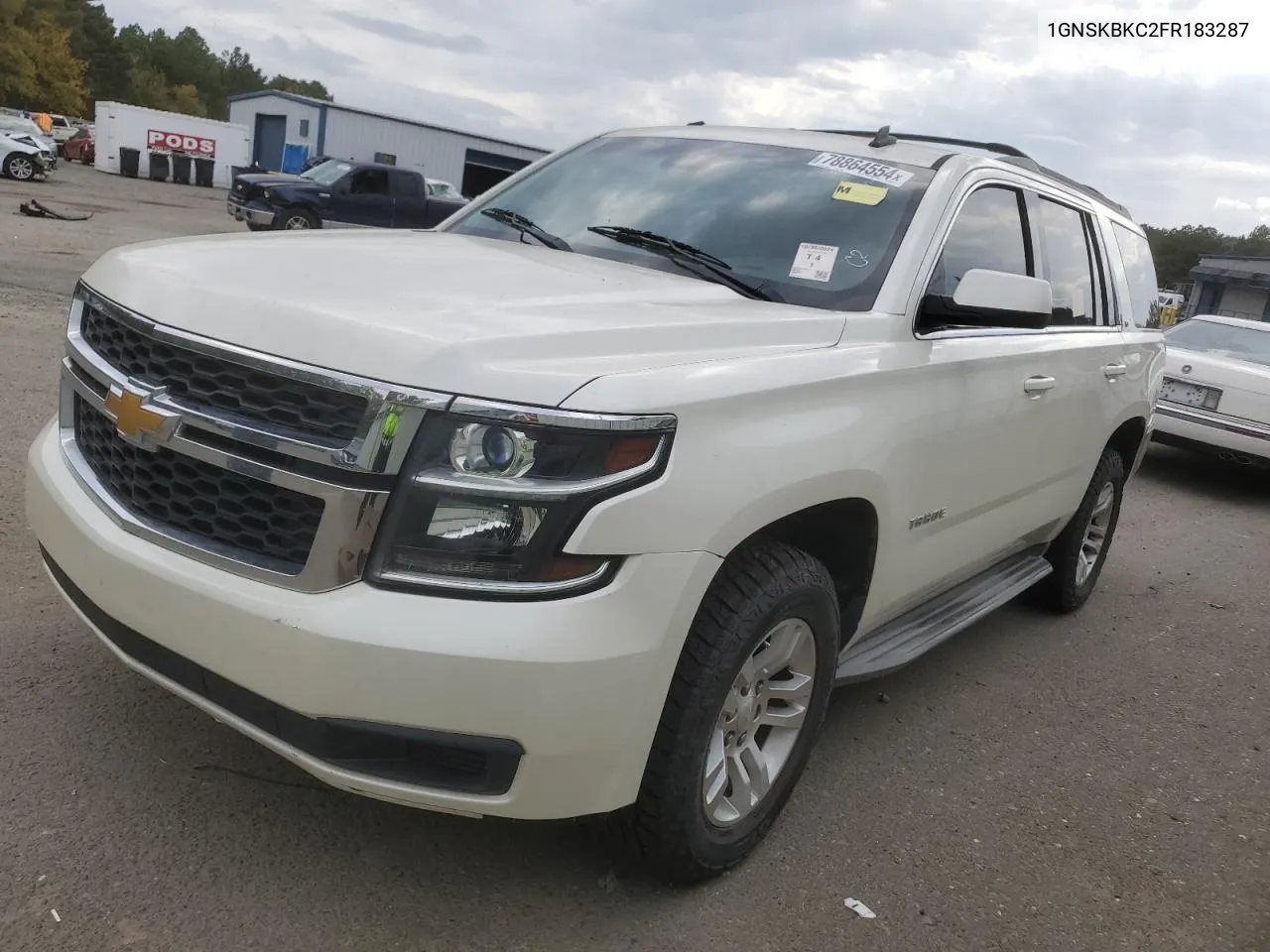 2015 Chevrolet Tahoe K1500 Lt VIN: 1GNSKBKC2FR183287 Lot: 78864554