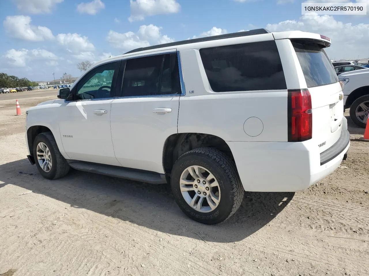 2015 Chevrolet Tahoe K1500 Ls VIN: 1GNSKAKC2FR570190 Lot: 78909724