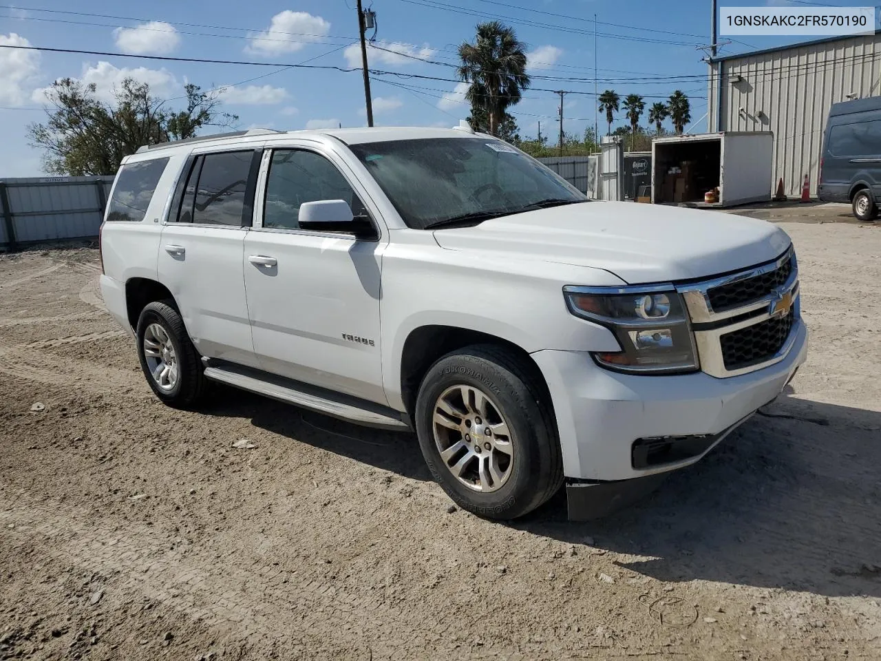 2015 Chevrolet Tahoe K1500 Ls VIN: 1GNSKAKC2FR570190 Lot: 78909724