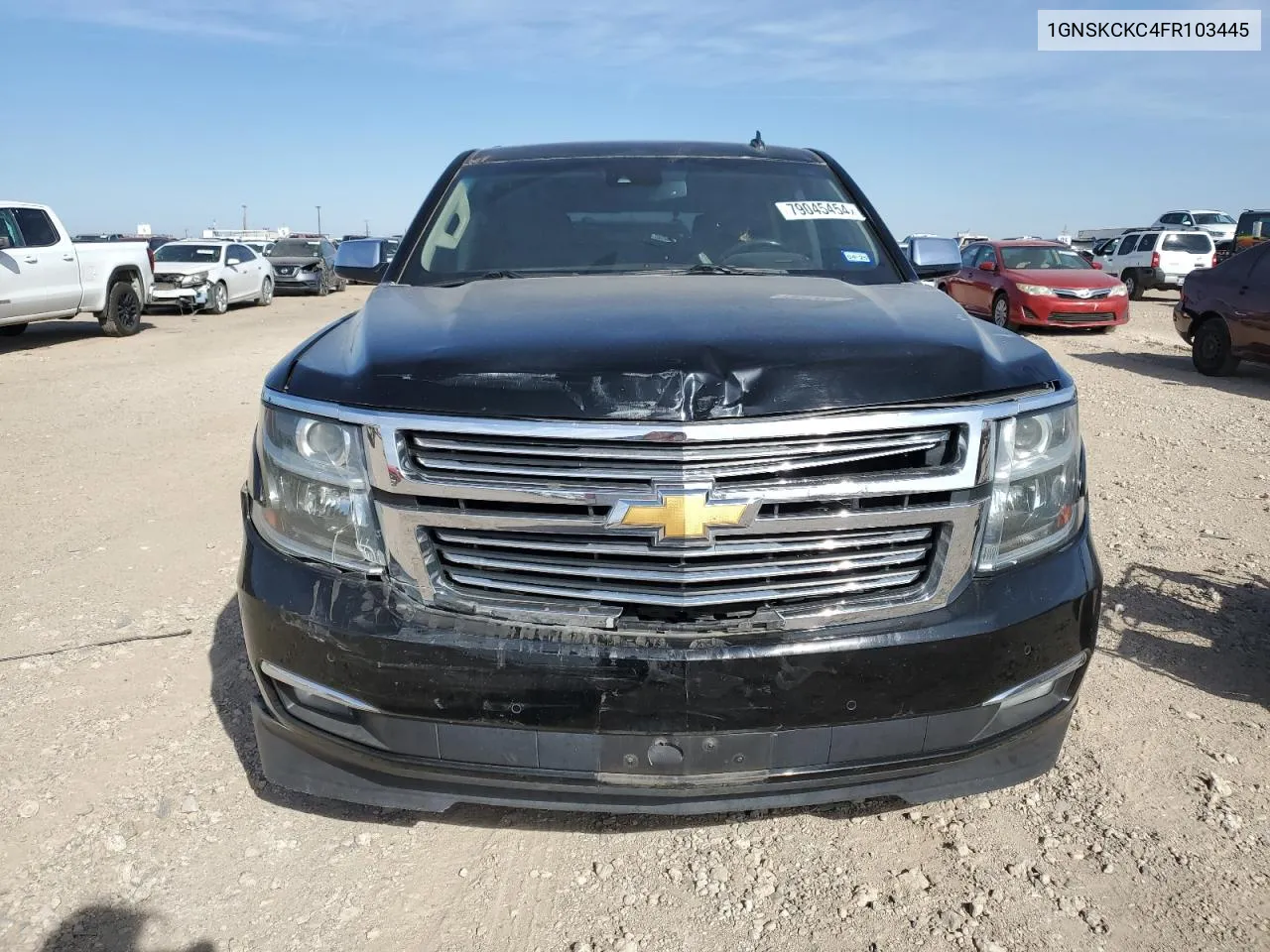 2015 Chevrolet Tahoe K1500 Ltz VIN: 1GNSKCKC4FR103445 Lot: 79045454