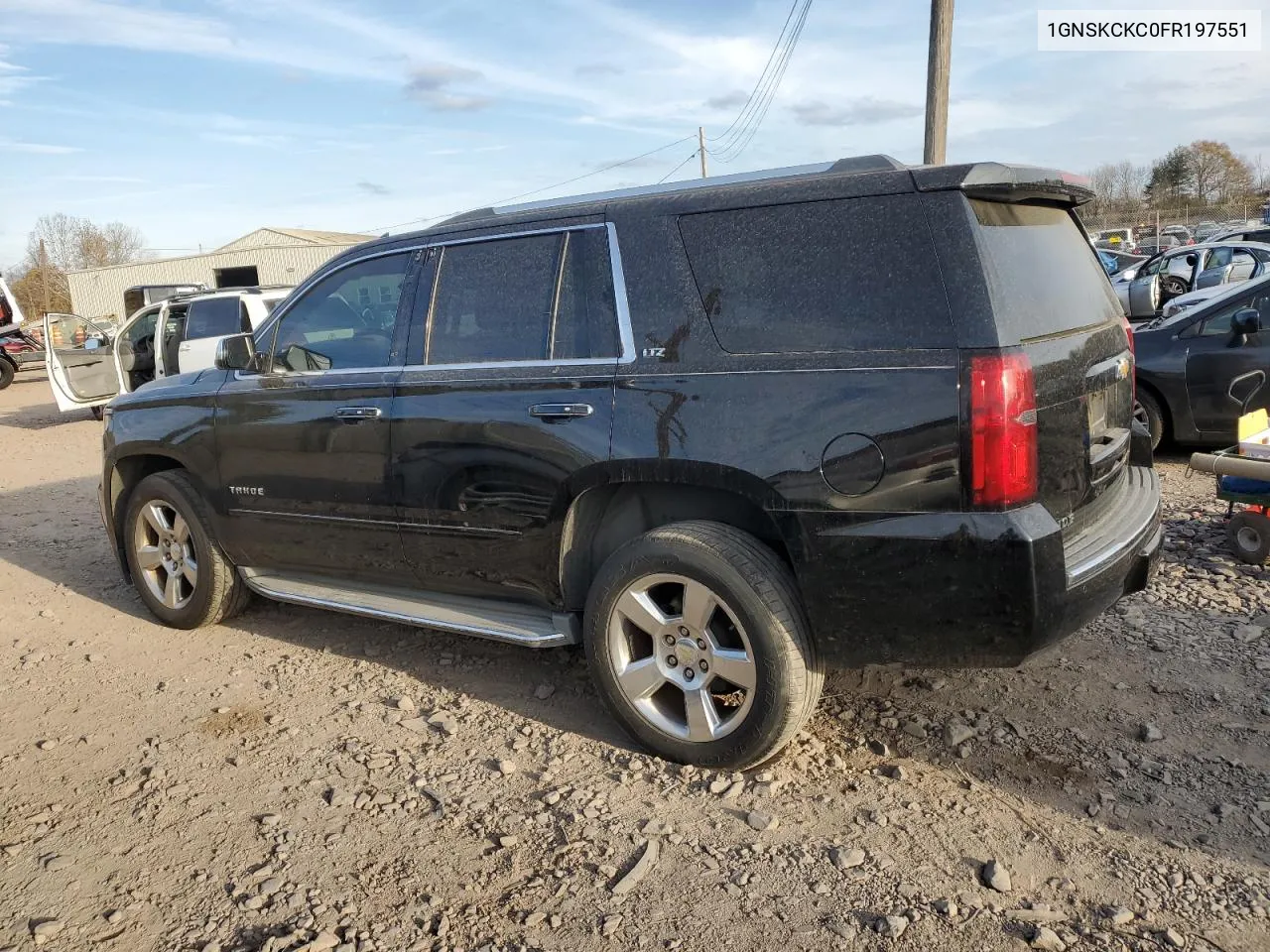 2015 Chevrolet Tahoe K1500 Ltz VIN: 1GNSKCKC0FR197551 Lot: 79167314