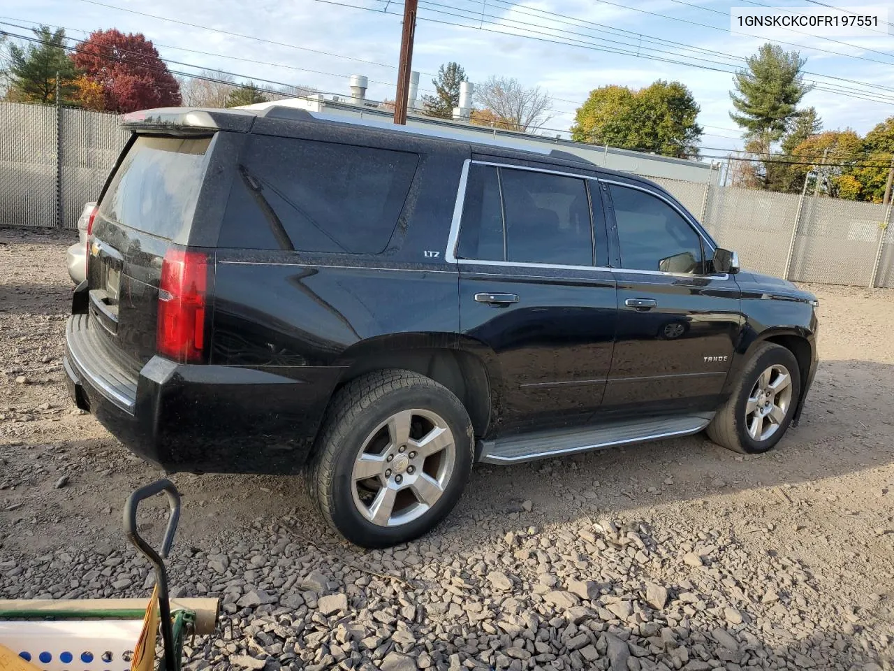 2015 Chevrolet Tahoe K1500 Ltz VIN: 1GNSKCKC0FR197551 Lot: 79167314