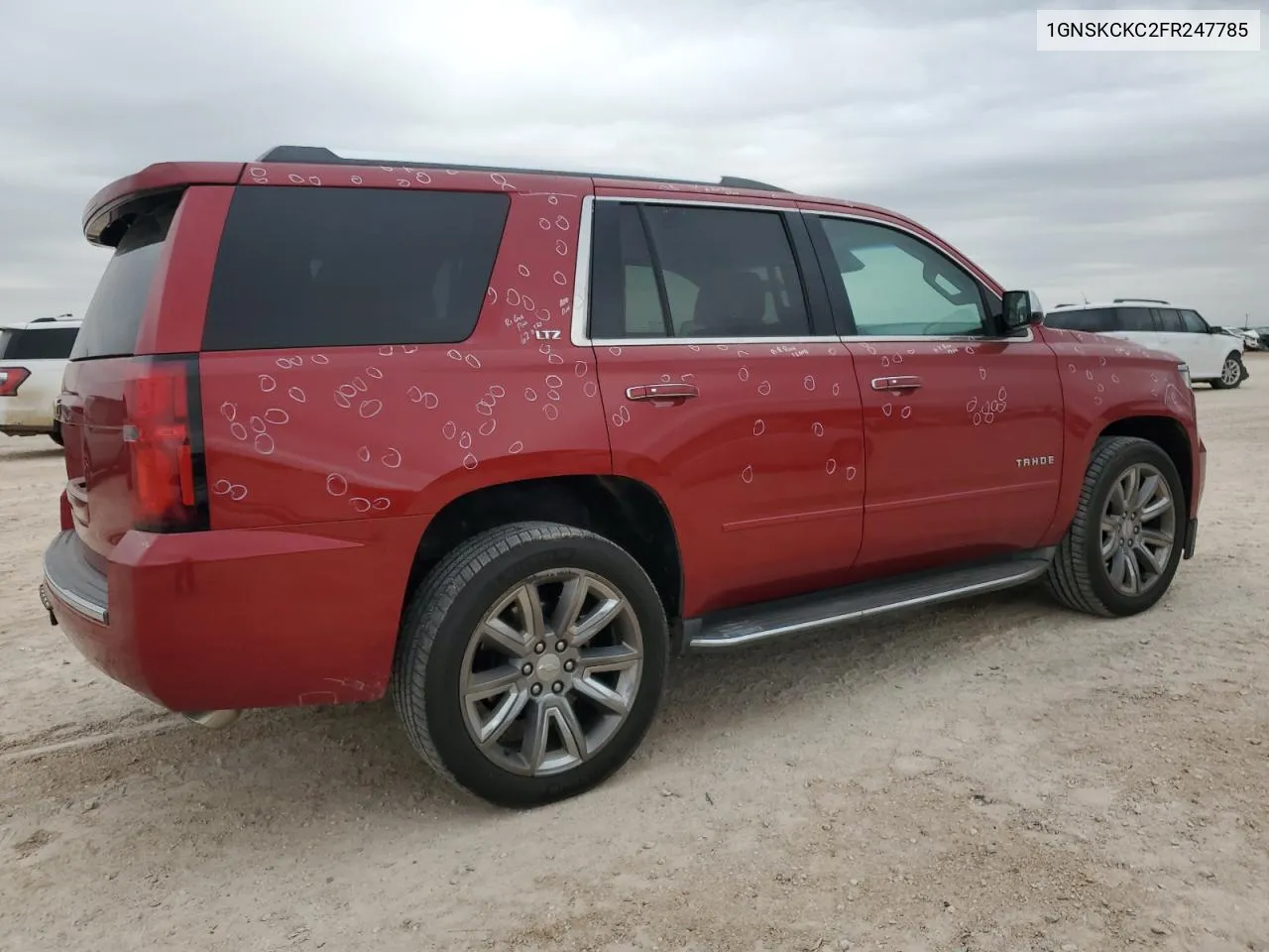 2015 Chevrolet Tahoe K1500 Ltz VIN: 1GNSKCKC2FR247785 Lot: 79429904