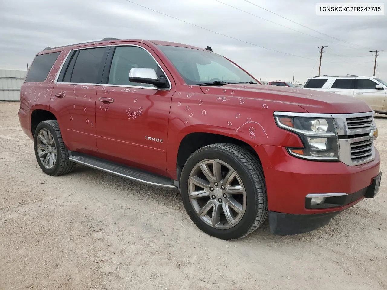 2015 Chevrolet Tahoe K1500 Ltz VIN: 1GNSKCKC2FR247785 Lot: 79429904