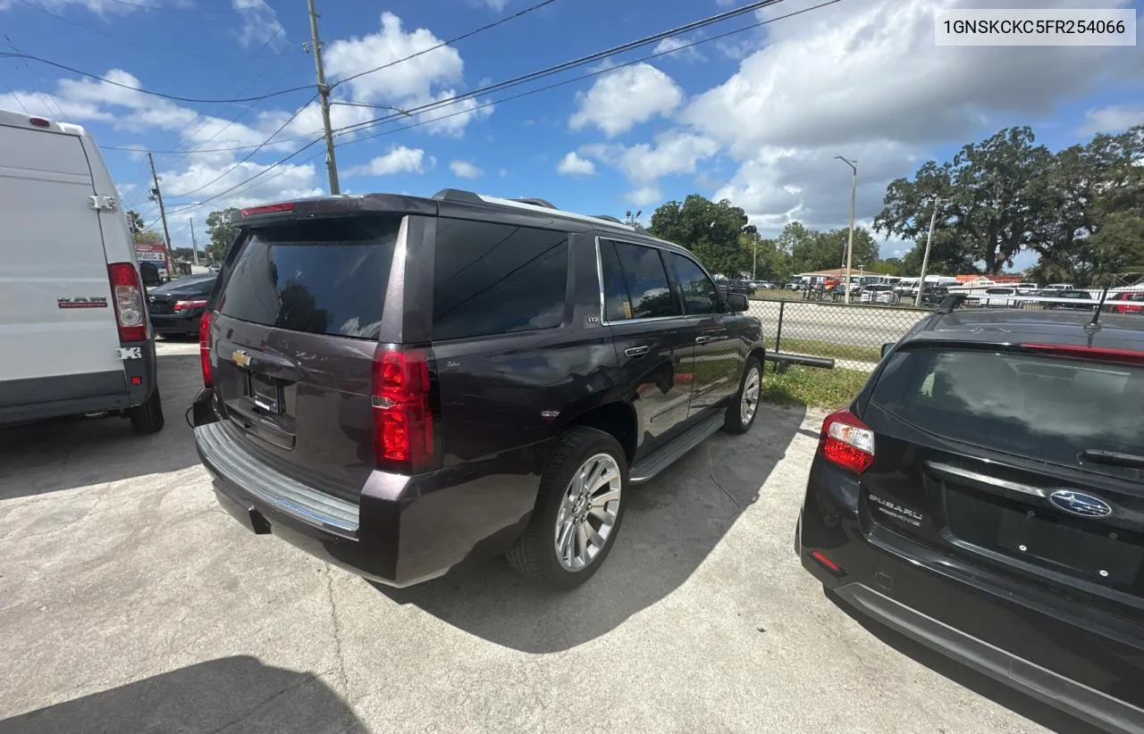 2015 Chevrolet Tahoe K1500 Ltz VIN: 1GNSKCKC5FR254066 Lot: 79473024