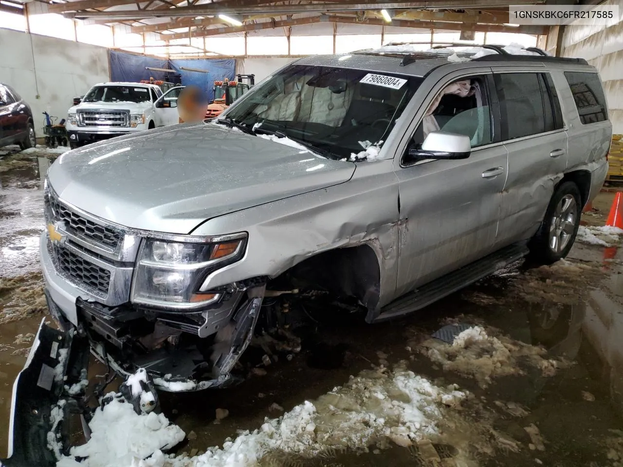 2015 Chevrolet Tahoe K1500 Lt VIN: 1GNSKBKC6FR217585 Lot: 79860804