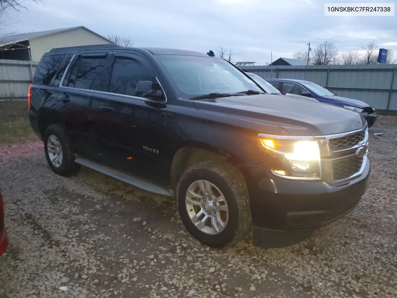 2015 Chevrolet Tahoe K1500 Lt VIN: 1GNSKBKC7FR247338 Lot: 80107924